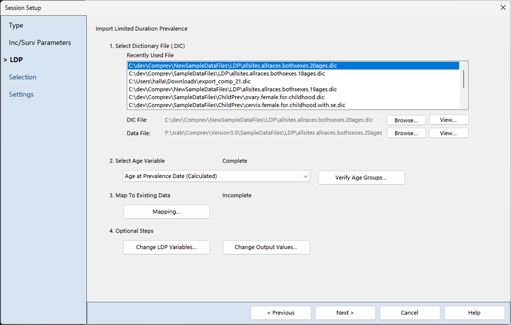 Session Setup - LDP